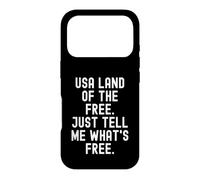 États-Unis, Le Pays de la liberté, Dites-Moi ce Qui est Gratuit Coque pour iPhone 17 Pro