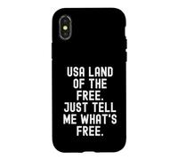 États-Unis, Le Pays de la liberté, Dites-Moi ce Qui est Gratuit Coque pour iPhone X/XS