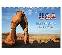 États-Unis - Paysages naturels du Far West, Version française (Calendrier mural 2026 DIN A3 portrait), Calendrier CALVENDO mensuel