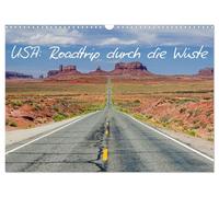 États-Unis : road trip dans le désert, Version française (Calendrier mural 2026 DIN A3 portrait), Calendrier CALVENDO mensuel