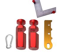 Étau à Angle Droit, Gabarit de Menuiserie de Précision, Règle d'Équerre Multifonction et Serre-Joints pour Cadre Meuble Atelier Menuiserie Domestique