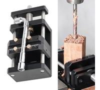 Étau à centrage automatique pour le travail du bois, alliage d'aluminium CNC, rainure en V, pince de serrage, outils de presse, pour un alignement précis du bois avec la broche de forage