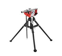 Étau à chaîne pliable avec support pour tuyaux de 1/8 à 5 pouces, trépied robuste pour la plomberie et le cintrage