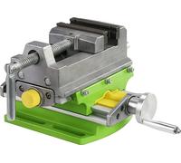 étau à chariots croisés de 3 pouces, mécanisme de glissement compact de précision, construction durable et robuste, utilisation manuelle facile