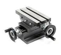 Étau à croix 2 Axes Table de fraisage Surface de perçage 170x85mm Établi Guidage queue d'aronde