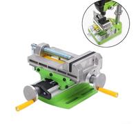 Étau à glissière transversale de 7,6 cm avec poignées en alliage d'aluminium et mâchoires réglables pour un positionnement précis dans le fraisage et le perçage