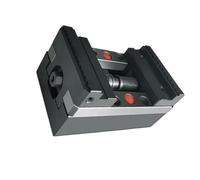 Étau à Quatre Axes à Autocentrage Précis, K130 - 180 avec Mors Souples à Changement Rapide, Étau D' Établi, Dispositif de Fixation pour Machine - Outil, Serrage Robuste, Pince à Mâchoires Hautes