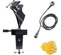 Etau à rotule ESD (clip) conductrice + fiche + ligne de mise à la terre.