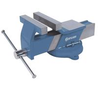 Etau acier 125mm avec enclume base pivotante à 360° STILKER - 15750