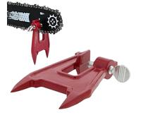 Étau Affûtage Tronçonneuse Souche - Pince Mobile Aiguisage Chaîne | Support Guide Barre Acier | Outil Entretien Scie Électrique | Équipement Forestier Robuste Fixation Pro