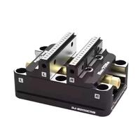 Étau auto-centrant positif à quatre ou cinq axes, 1 pièce, couplé au point zéro, changement rapide, panneau de pont à quatre axes en L, DJ-6080H(DJ-80120-R)