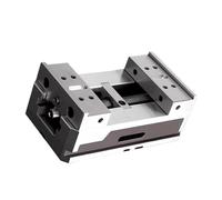Étau autocentrant, for montages 4 axes et 5 axes Centre d'usinage CNC à mors parallèles concentriques 4 pouces MW106-100x125B, MW106-100x165B(MW106-100x125B)