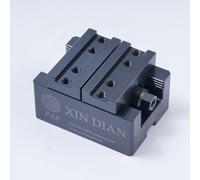 Étau CNC à centrage automatique H54-L26, voyage de 26 mm, couple de 40 Nm, précision ± 0,03 mm, acier 4CR13H, compatible avec les mâchoires EROWA/3R et contour