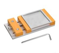 Étau CNC - Plaque de fixation en alliage d'aluminium - 20 x 10 cm - Serrage en T pour routeur de bureau série 3018/4040, outil de fraisage anti-vibration pour bois, métal, plastique