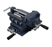 Étau Coulissant Transversal pour Perceuse, Fonte Robuste, Glissière | Base stable, montage sur établi, ajustement précis par vis mères, usage métallurgie