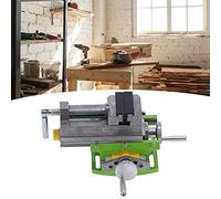 Étau Croisé de 3 Pouces, étau de Perçage à Glissière Croisée étau de Machine à Fraiser les Métaux avec 2 Poignées Rotatives 155 X 230 X 130 Mm