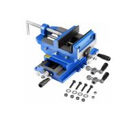 Étau croisé pour perceuse à colonne mâchoire 101 6 mm serrage 7 kN fonte robuste avec axe XY pour fraiseuse CNC