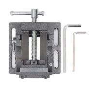 Étau d’angle pour perceuse à colonne de 3 pouces, étau en acier moulé inclinable de 0 à 90 degrés, avec mâchoires amovibles et tige de vis renforcée, pour des travaux de perçage et