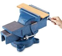 Étau d’Atelier Heavy Duty 150 mm 12 kg, Étau robuste Mâchoire de Serrage modèle universel outil de serrage de fixation étau rotatif pour plan de travail d’ingénieurs