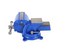 Étau d'Atelier Heavy Duty en Fonte avec Base Rotative à 360°, 100mm, pour Établi