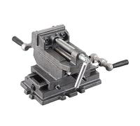 Étau de banc 3in croix plat étau de table en fonte robuste avec base renforcée pour les machines de forage de fraisage d'entretien mécanique
