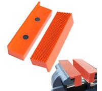Etau de Banc Bande de Protection Magnétique Mâchoire, Mordaches Aimantées pour Etaux avec Rainures, Mors de Protection pour Etaux avec Aimants pour Étau d'Établi Fixations, Perceuses, 101 mm, 1 Paire