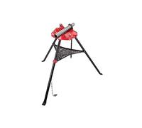 Étau de chaîne de tuyau de trépied capacité de 6 pouces pieds en acier pliables supports en caoutchouc étau de banc à trois supports for couper les tuyaux en cuivre Durabilité, Efficacité