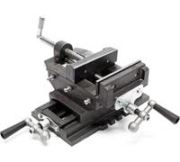 Étau de fraisage 2 Axes 150 mm Perceuse à tarauder Table croisé Établi Étau machine Outil Atelier