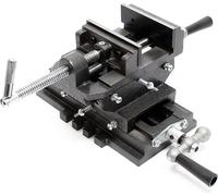 Étau de fraisage 2 Axes 75 mm Perceuse à tarauder Table croisé Établi Étau machine Outil Atelier