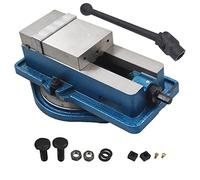 Étau de fraisage de précision robuste de 4 pouces Étau de verrouillage de précision en fonte ductile avec base pivotante à 360 degrés Convient pour les fraiseuses de finition Perceuses Pièces de pr