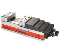 Étau de fraisage hydraulique amplificateur de force largeur des mors 124,5 mm ouverture 205 mm hauteur des mors 40 mm Vertex VQC-125H