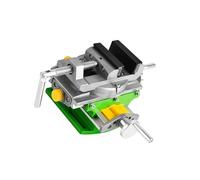 Étau de fraisage rotatif à 90° - Caractéristiques : capacité de serrage de 75 mm - Bouton de 1,5 mm pour perceuse - Étau précis avec mouvement à double arbre