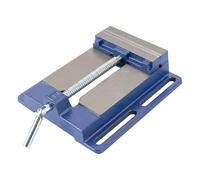 Étau de machine 150 mm - Petit étau de précision - Pour perceuse - Amovible - Pour atelier, fraiseuses et perceuses - Bleu