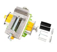 Étau de presse coulissant croisé de 3 pouces, pince de banc réglable avec axe X et Y de précision pour le travail du bois et des métaux, alliage d'aluminium, construction légère