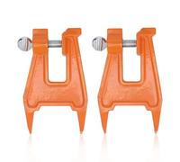 Étau de souche de 2 pièces, étalage à la tronçonnage étalage de la chaîne Lourde des Accessoires de tronçonneuse à la tronçonneuse pour la chaîne de scie aiguisée