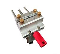 Étau de table compact multifonction en alliage d'aluminium avec bras double face réglables pour le bricolage