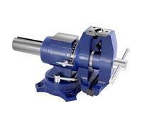 Étau de table en fonte rotatif à 360° - Envergure de 125 mm - Multifonction - Pour le travail du bois, le travail du métal