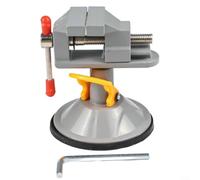 Étau de table pivotant avec base pivotante et inclinable - Étau léger pour pince de table - Pour travaux sur bois, atelier, enclume - En métal - Capacité de 0 à 30 mm