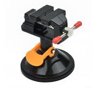 Étau de table réglable pour établi - Pince de meuleuse électrique rotative à 360° avec base aspirante, ouverture de mâchoire de 0 à 30 mm, aluminium A