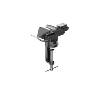 Étau de table universel - Étau multifonction portable pivotant à 360° pour le travail du bois et du métal (noir, 60 mm)