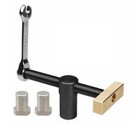 Étau de travail du bois avec base de rotation réglable à 360 degrés, résistant à la rouille pour améliorer la précision, étau de travail du bois