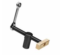 Étau de travail du bois avec base rotative à 360 degrés, étau robuste, installation simple pour un usage professionnel et résistant à la rouille