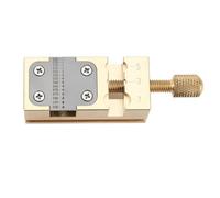 Étau d'établi 100mm pliant en métal robuste - serrage précis pour objets ronds et ovales, idéal pour bricolage et ateliers professionnels