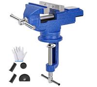 Étau d'établi, étau d'établi en acier moulé de 2, 5 à 65 mm, de table pivotant à 360 degrés, petite pince réglable, travail portable pour, maison, perçage, travail du bois