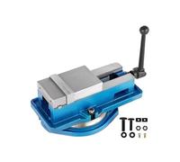VEVOR Etau d'Établi Ouverture 10cm Pour Le Sciage Le Limage Certains Travaux De Montage Bleu et argent
