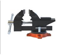 Étau d'établi polyvalent, Base pivotante et enclume, en fonte robuste for le perçage, la coupe de conduits ponçage, 1 pièces Pour Travail Du Bois, Perçage(5.5inch)