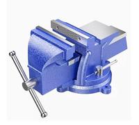 Étau d'établi robuste de 15,2 cm - Étau de table de qualité industrielle pour le travail du bois, les conduits de coupe et le sciage - Outil de maintien réglable de 10,2 à 20,3 cm