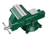Étau D'établi Robuste de 15 cm, Pivotant en Acier Moulé avec Base Rotative à 360°, Grande Enclume pour Travaux de Bricolage, D'Atelier, de Plomberie et de Soudage