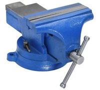 vidaXL Étau d'établi avec base et mâchoires – Fonte 150 mm Bleu