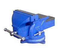 Etau en fonte d'acier 150 mm - OUTIFRANCE - Mors striés en acier trempé - Base tournante à 360°